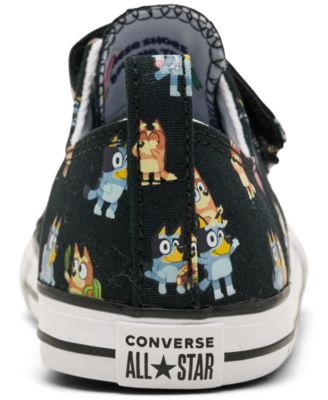 Toddler Kids Bluey Chuck Taylor All Star 2V Stay-Put Closure Strap Low Top Casual Sneakers from Finish Line
