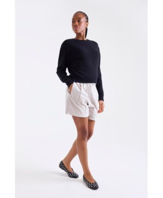 Women's Maila Long Sleeve 100% Cashmere Sweater