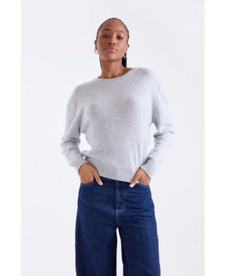 Women's Maila Long Sleeve 100% Cashmere Sweater