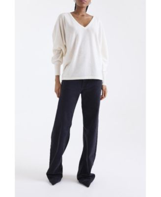 Women's Paros V-Neck 100% Cashmere Sweater