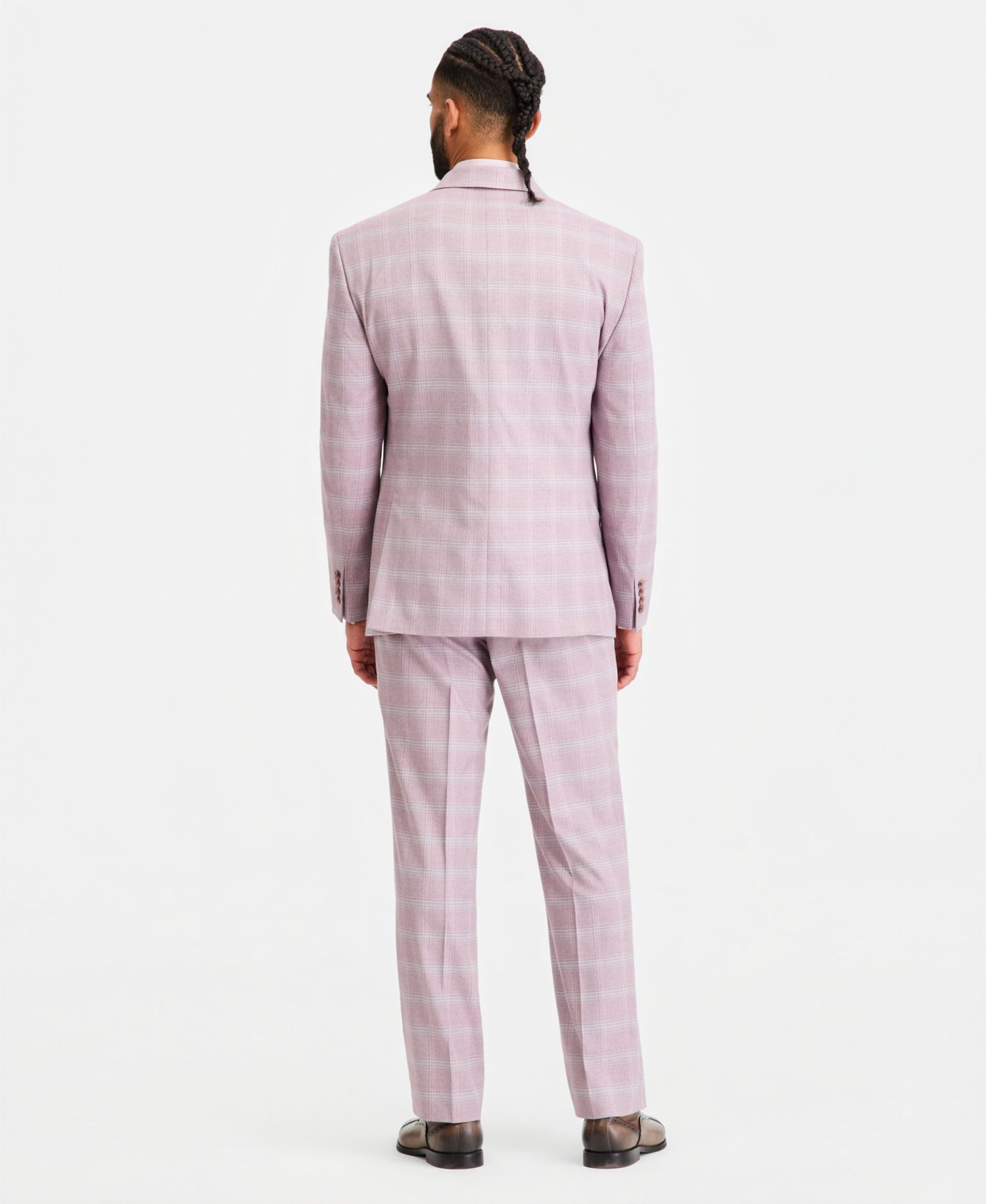 Men's Classic-Fit Dusty Rose Suit Separates Pants
