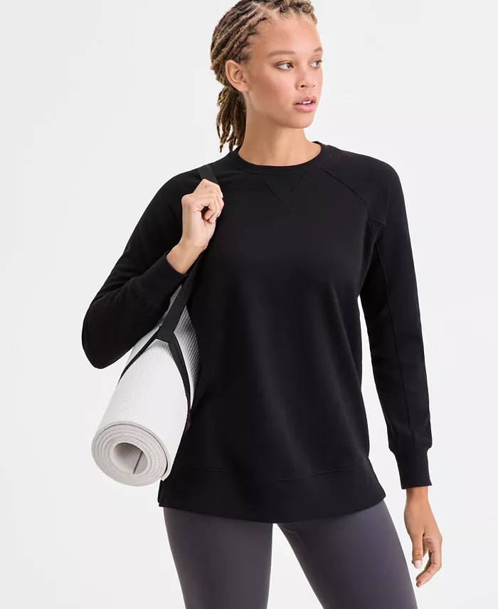 Women's Crewneck Raglan-Sleeve Sweatshirt