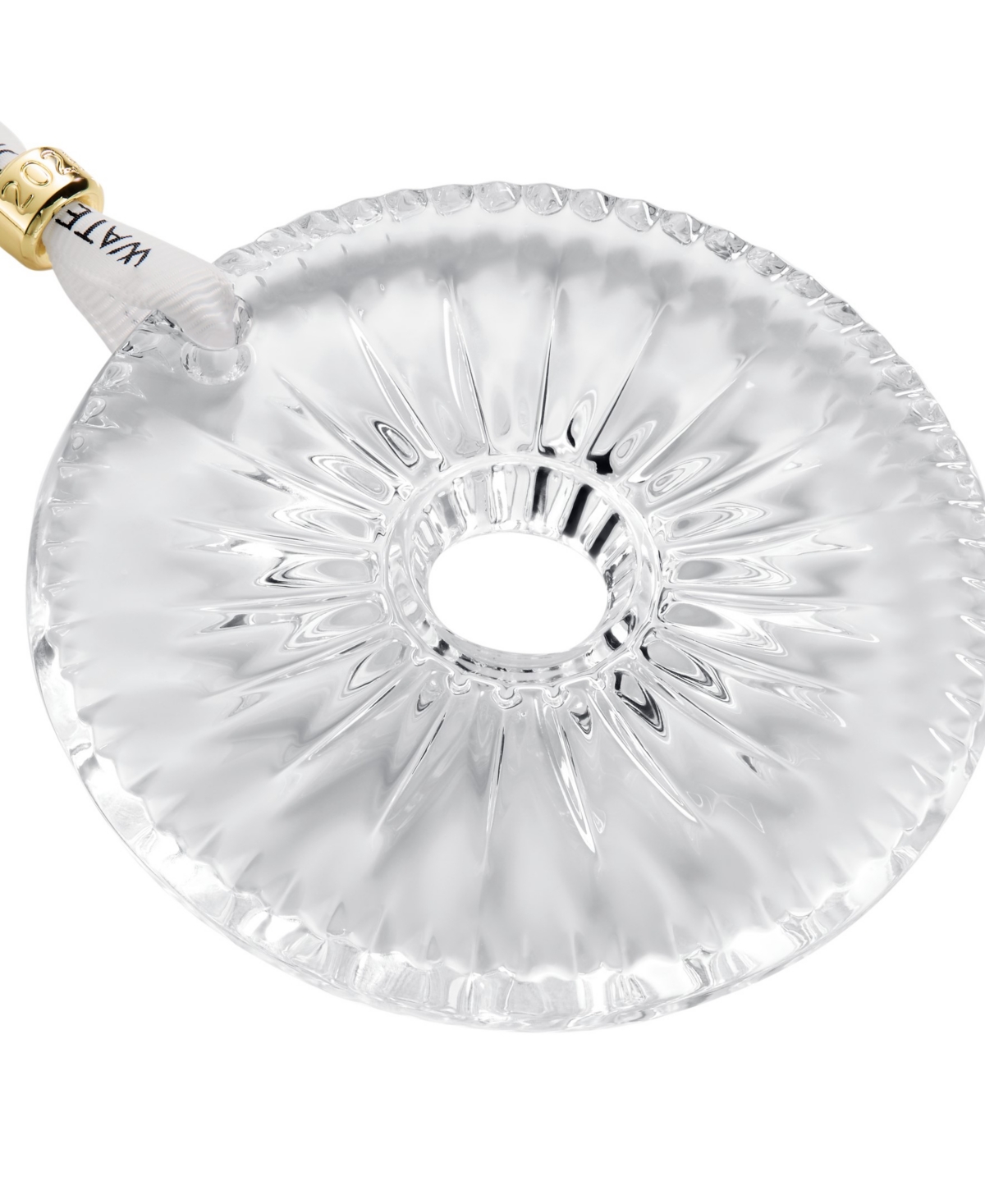 Waterford New Year Disc Firework Ornament In Transparent