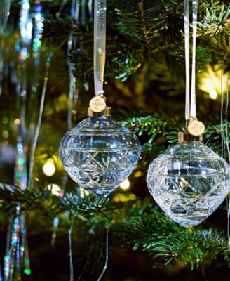 Winter Wonders Icy Blue Bauble Snowflake Ornament