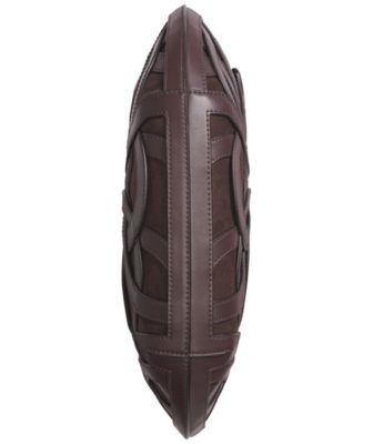 Baldwin Woven Leather Floral Shoulder Bag