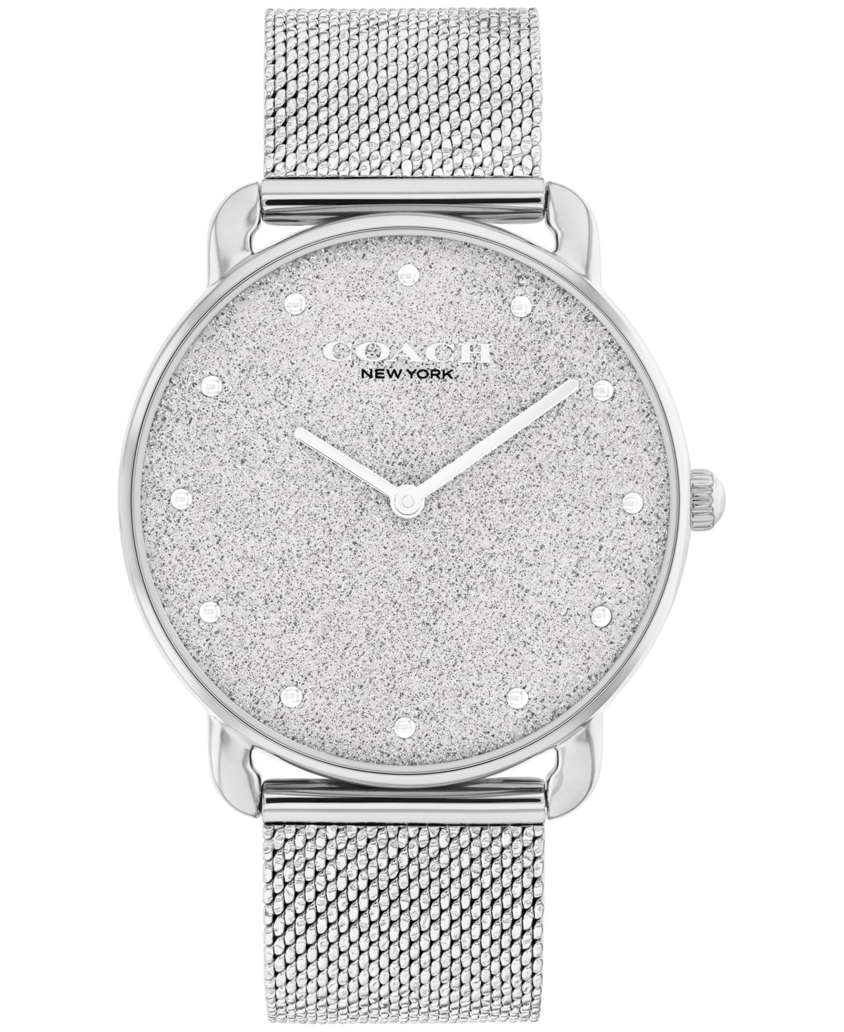 Женские часы Elliot Silver Tone с сетчатым браслетом из нержавеющей стали, 36 мм