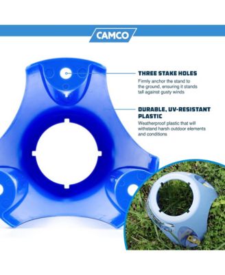 Universal Fit Weatherproof Plastic Water Filter Stand with Stake Holes