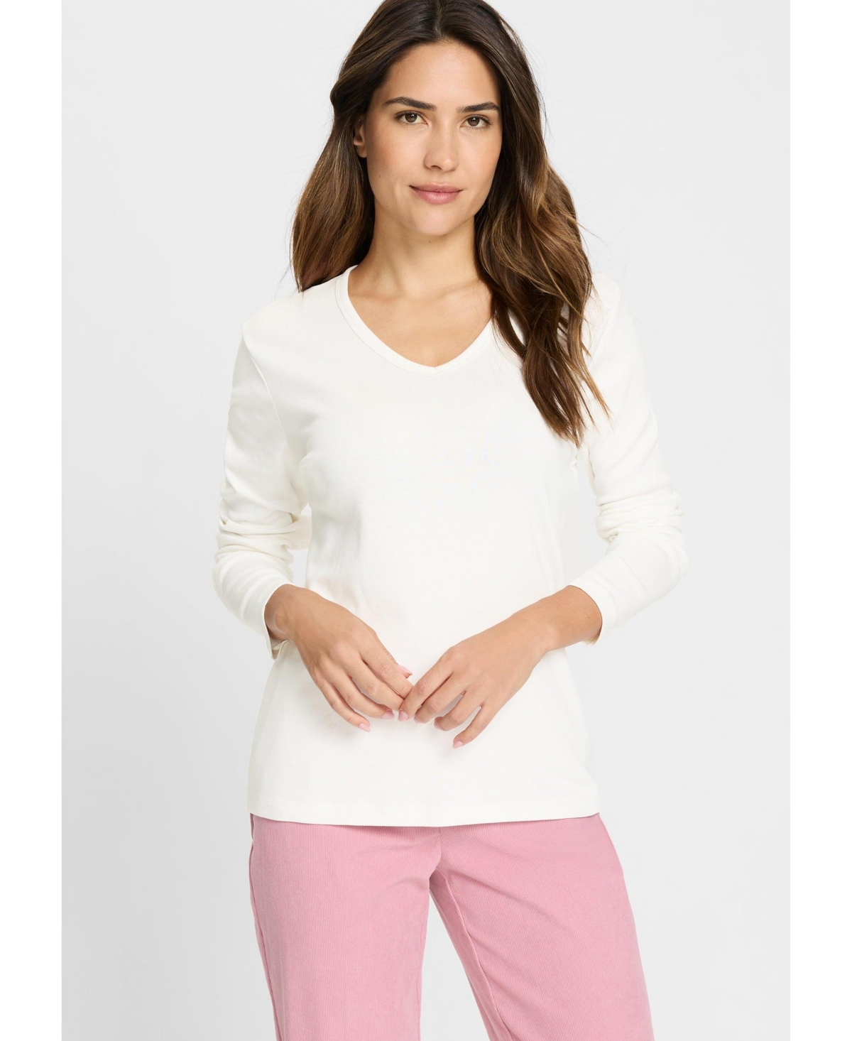 Olsen Women's Basic V-Neck