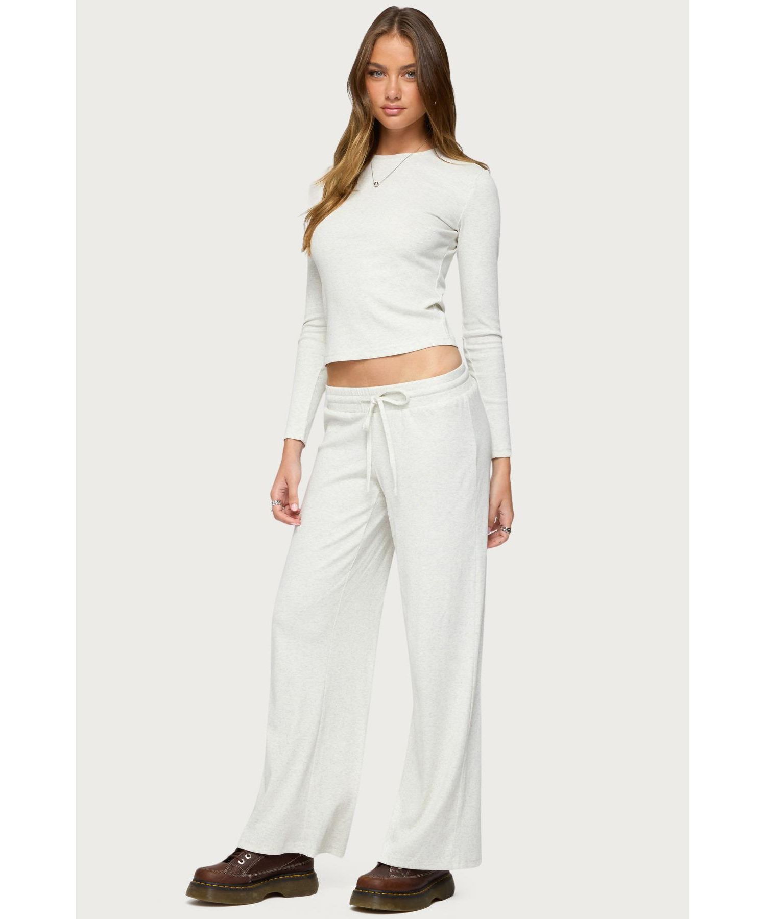 Women's Cicilia Long Sleeve Ribbed T Shirt