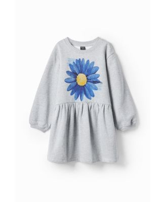 Girls's Dress with flower illustration