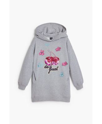  Girls's Cherry hooded dress