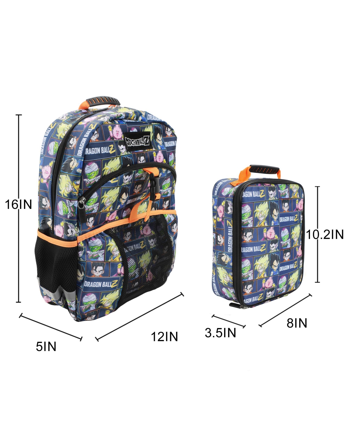 Dragon Ball Z Backpack Lunch 2-Piece