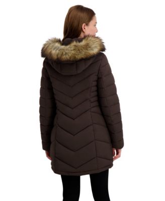 Women's Belted Puffer Coat