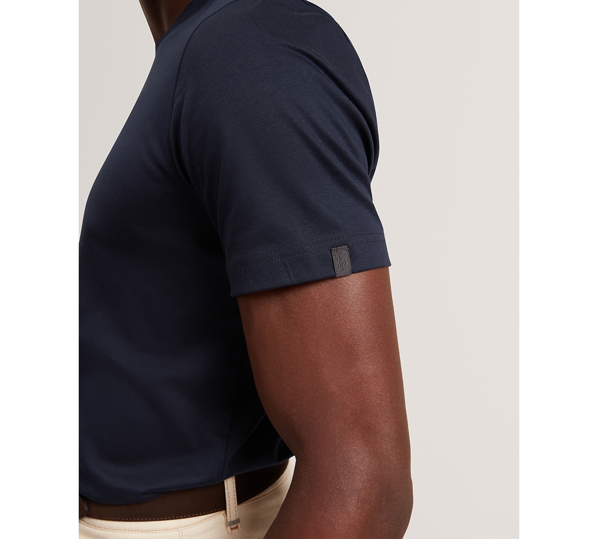 Ted Baker Konrrad Regular Soft Touch Cotton Tee In Blue