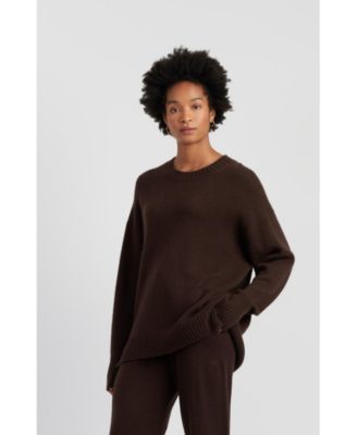 Women's Pure Cashmere Crew Neck Sweater