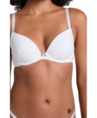 Hunkemoller Women's Pointelle Padded Underwired Bra