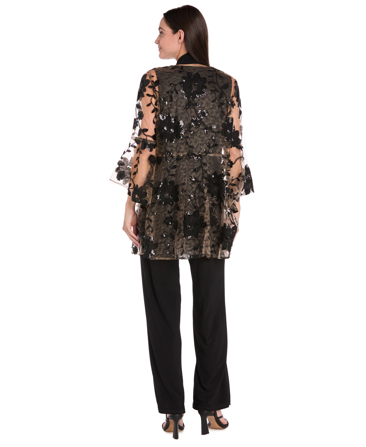 R & M Richards Women's 3-pc. Jacket, Tank Top & Pants Set In Multi