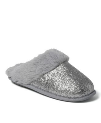 Cozyfoams Women's Glitter Scuff Slipper with Gift Bag