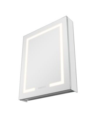 Wall-Mount Medicine Cabinet with Lights and 2-Side Mirrors