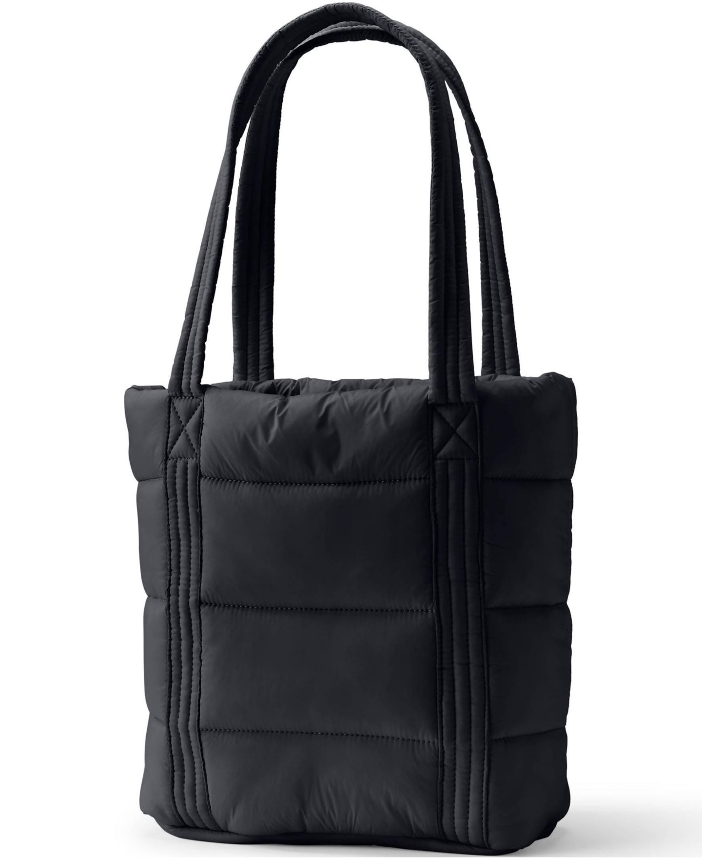 Сумка Lands' End Wanderweight Ultralight Packable, цвет: Чёрный — фото 4