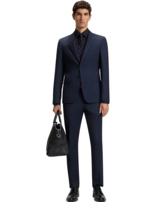 Men's Stretch-Cotton Regular-Fit Dress Shirt