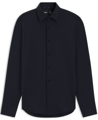 Men's Performance-Stretch Slim-Fit Dress Shirt