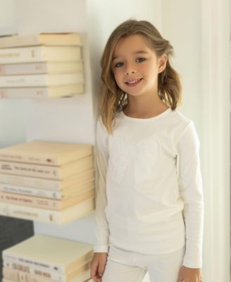 Little/Big Girls Puffy Bow Loungewear Set