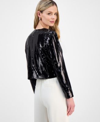 Petite Sequin Jacket, Macy's Exclusive