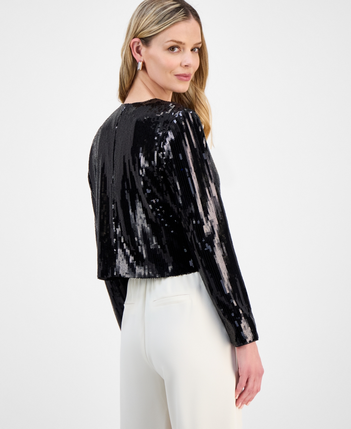 I.n.c. International Concepts Petite Sequin Jacket, Macy's Exclusive