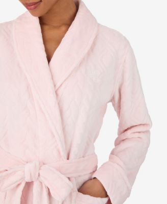 Women's Long Sleeve Shawl Collar Short Robe