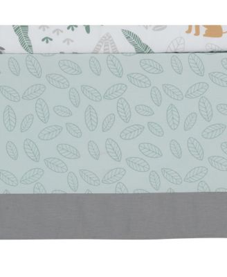 Baby Jungle Friends 5-Piece Safari Animals Nursery Crib Bedding Set