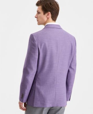 Men Modern-Fit Active Stretch Structure Weave Sport Coat  