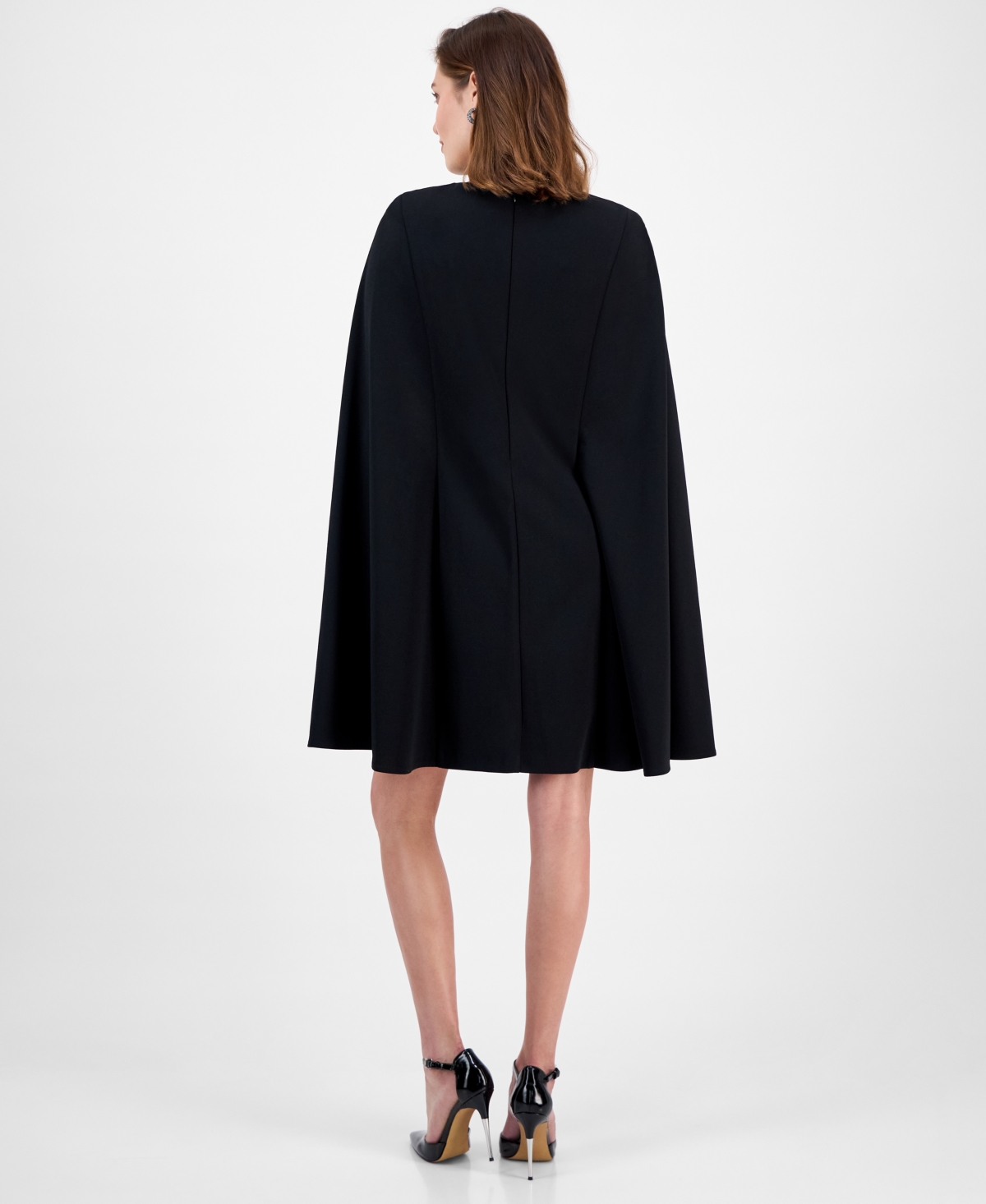 Connected Women's Scuba Caplet Shift Dress