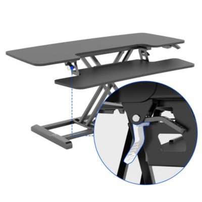 M7 Series 42"W Manual  Adjustable Standing Desk Converter