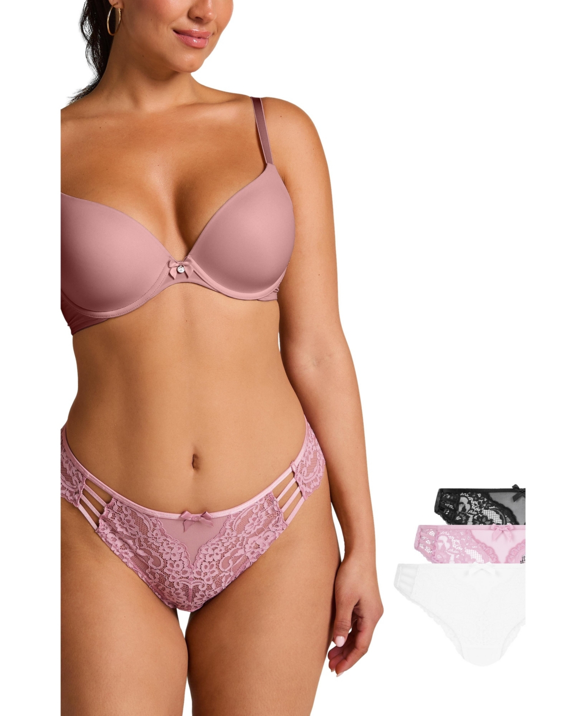 Hunkemoller Women's 3-pack Belle Brazilian