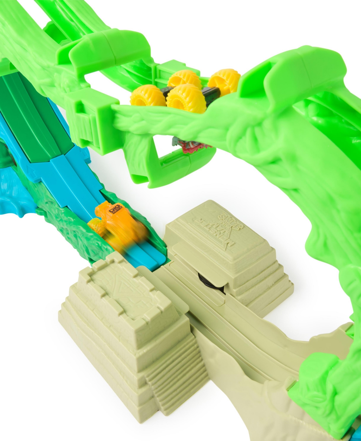 Monster Jam Cobra's Crazy Escape Playset In Green