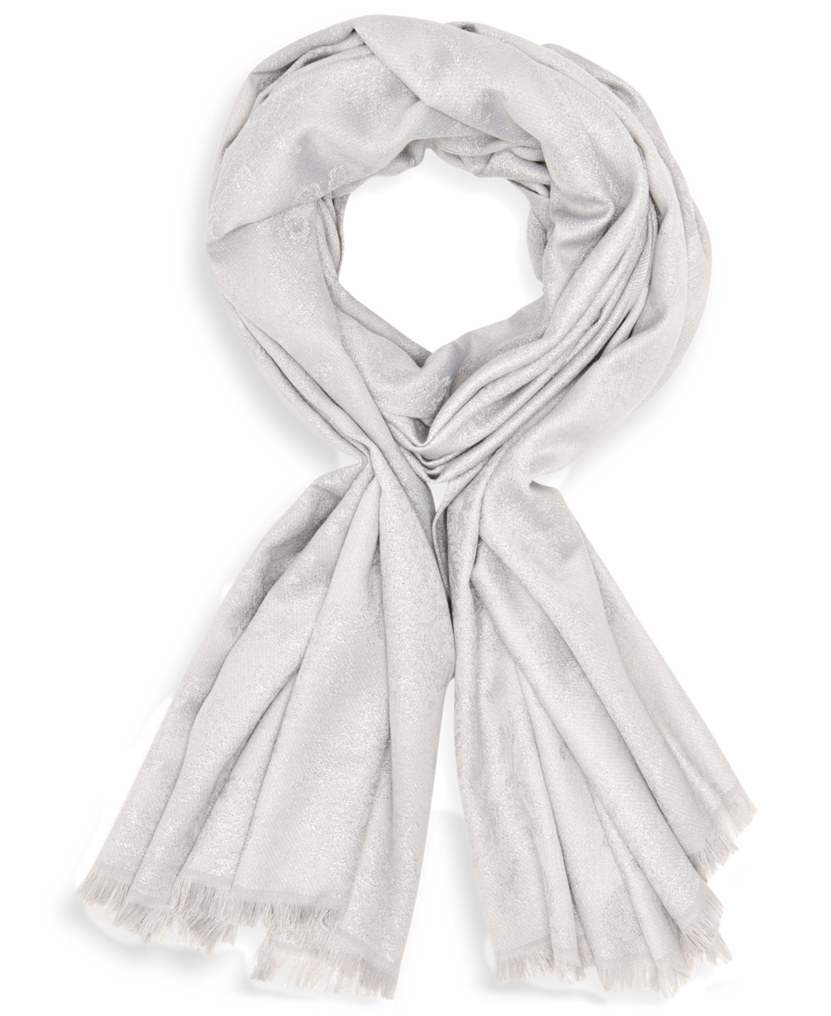 Karl Lagerfeld Paris Metallic Baroque Neck Wrap