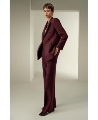 Women's Double Breasted Lapel Blazer