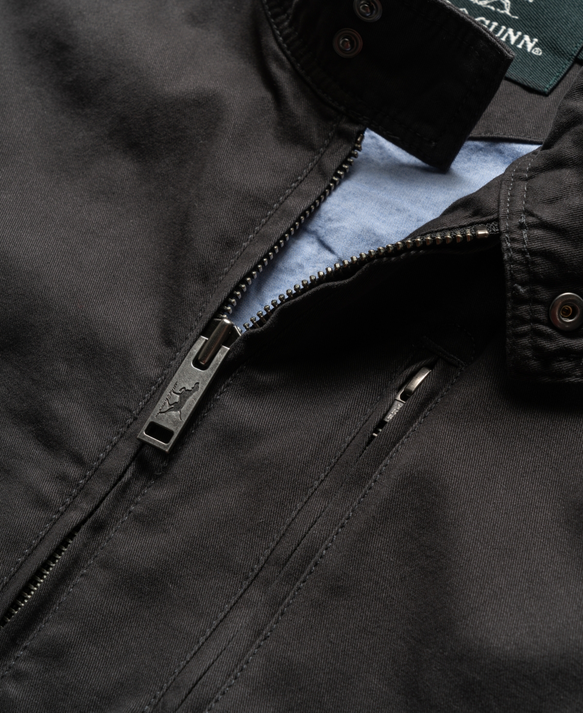Rodd & Gunn Armitage Cotton Twill Harrington Jacket In Gray