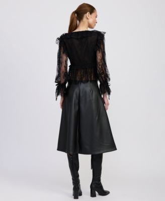 Women's Peregrine Lace Peplum Top