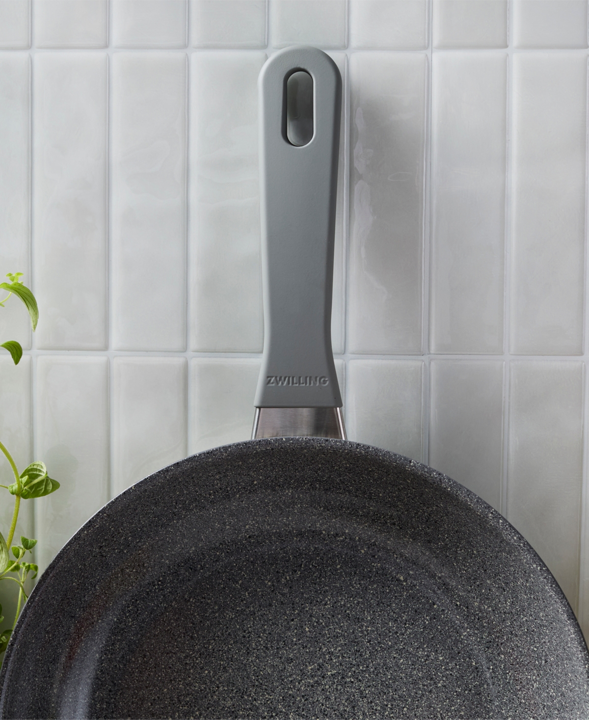 Zwilling Parma Plus Ceramic Nonstick 10" Fry Pan In Gray