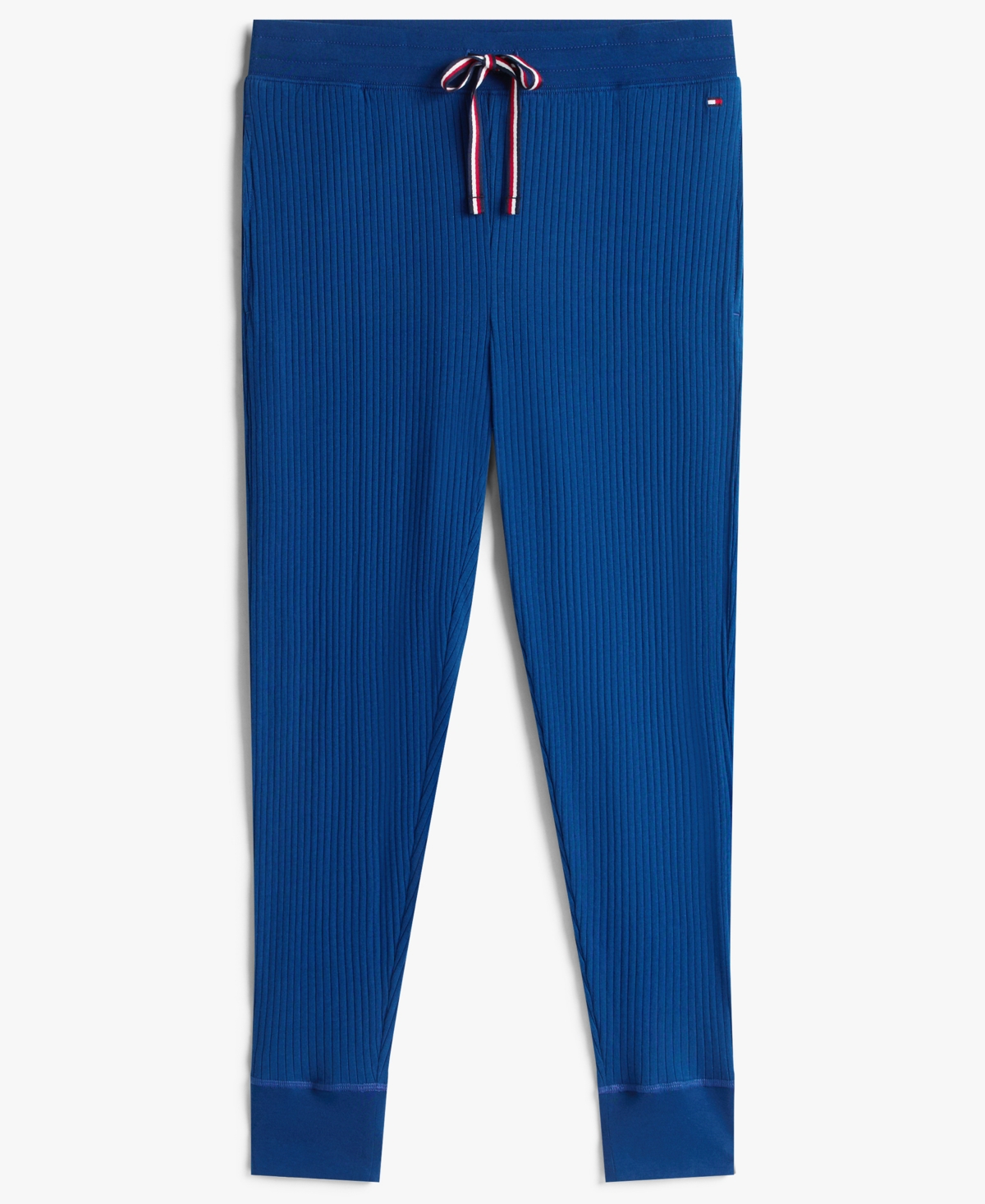 Tommy Hilfiger Men's Ribbed Jogger Pajama Pants In Blue