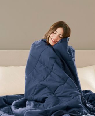 Windom Lightweight Down Alternative Satin Trim Blanket, Twin