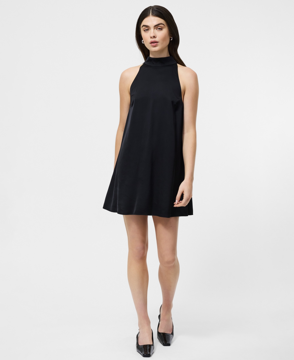 French Connection Oona Mini Dress In Black