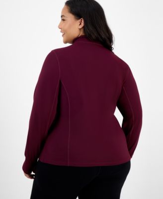 Plus Size Studio Full-Zip Jacket