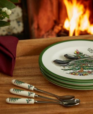 Christmas Tree Teaspoons, Set of 6