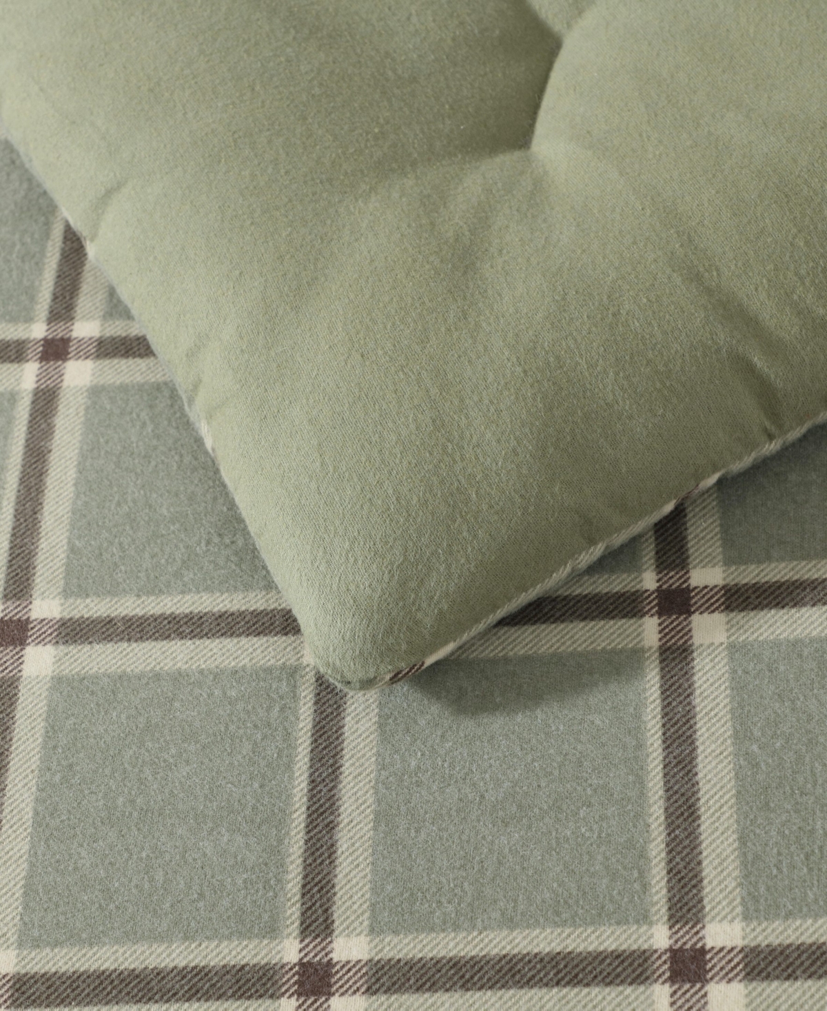 Eddie Bauer Alpine Plaid Printed Flannel -Pc. Comforter Set