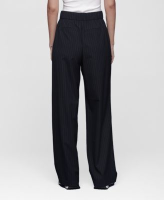 Women's Lace Up Wide Leg Trousers