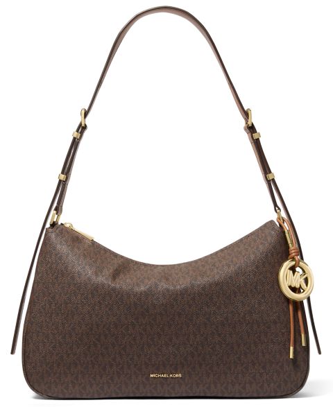 Женские сумки MICHAEL Michael Kors Michael Kors Nolita Medium Signature Logo Shoulder Bag