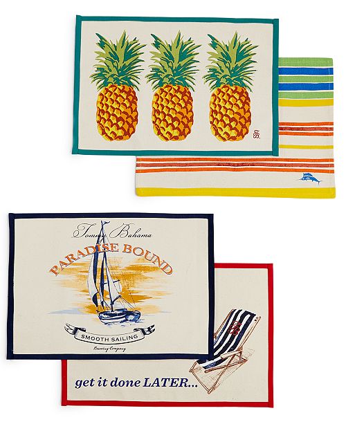 tommy bahama christmas placemats